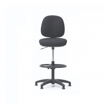 Sillas ergonómicas con espaldar y asiento tapizados aro apoyapies