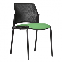 Silla Interlocutora Zyle Espaldar microperforado Asiento tapizado
