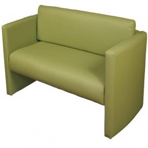 sofa dos puestos brazos tapizado pranna cuero