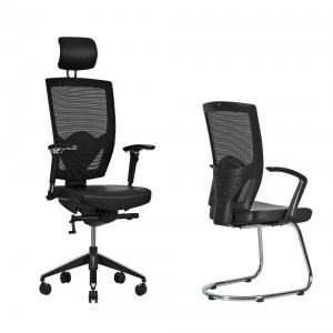 Silla Presidencial y Gerencial Ergonómica Confortable Asiento Espaldar en Malla