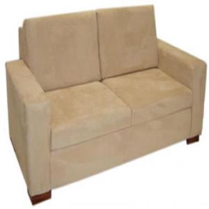 Sofá dos puestos brazos tapizado Tela Microfibra